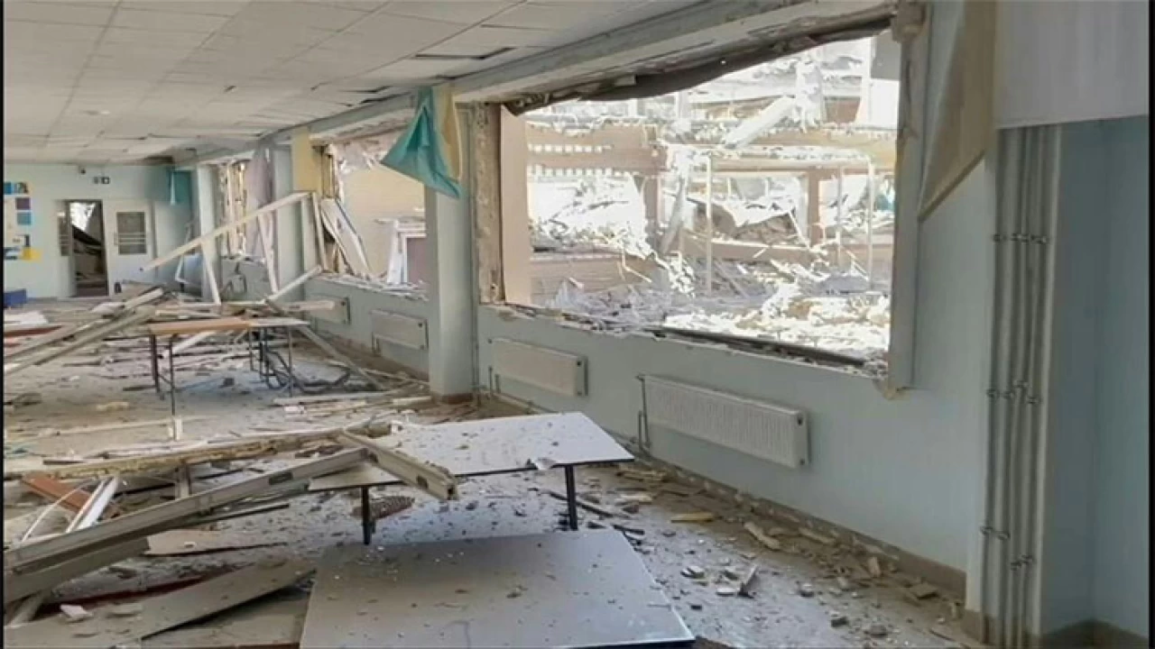 Zelensky denounces Russian 'terror' as school bombed in Ukraine