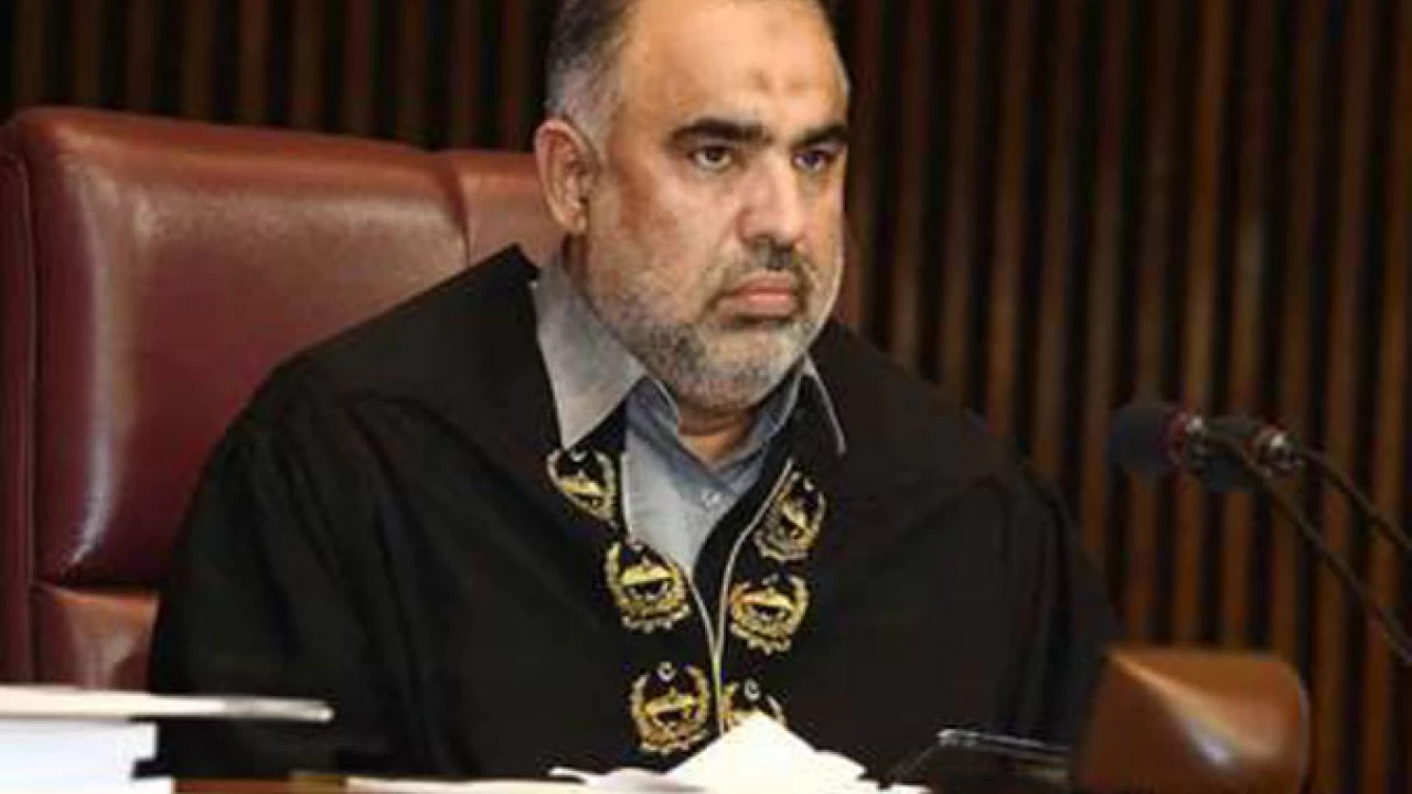 Speaker Asad Qaiser vows to run assembly proceeding as per Article 95