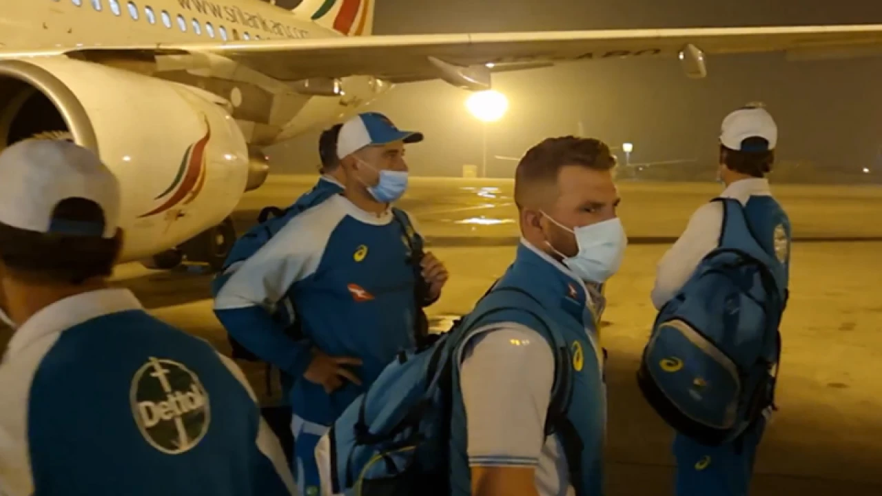 Australia white-ball squad arrives in Pakistan