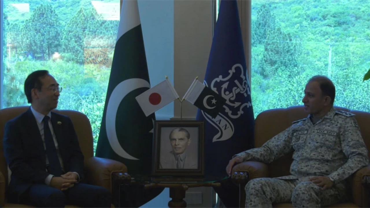 Japanese envoy calls on Naval Chief in Islamabad