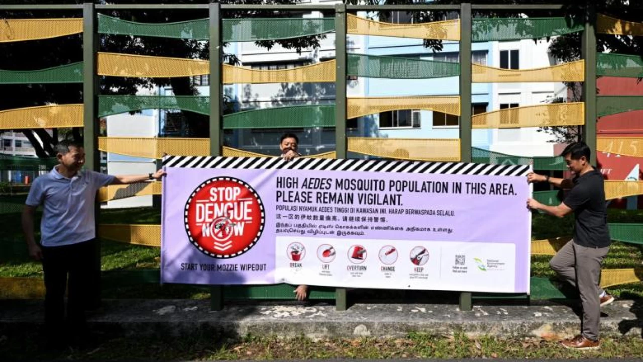 Singapore deploys new ‘purple dengue alert banner' 