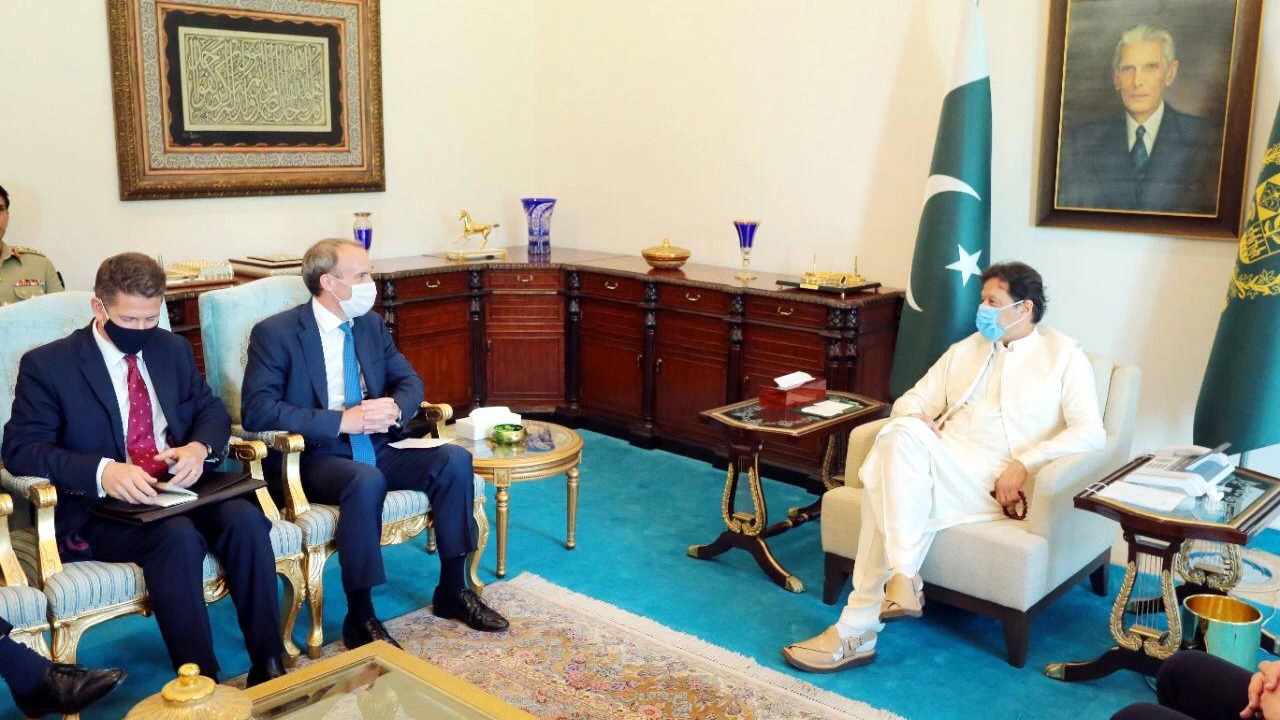 PM Imran, British foreign secretary Raab discuss Afghan situation, Red List