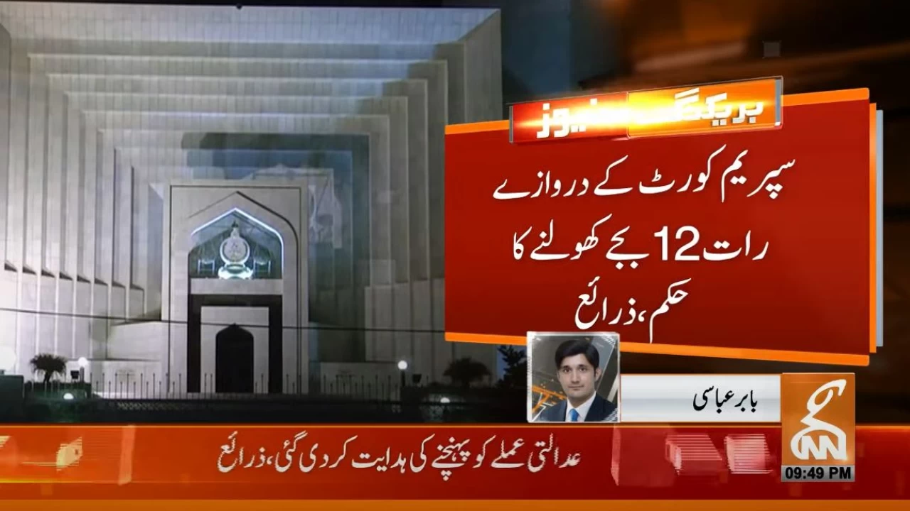 Orders issued to open doors of Supreme Court at 12am: sources