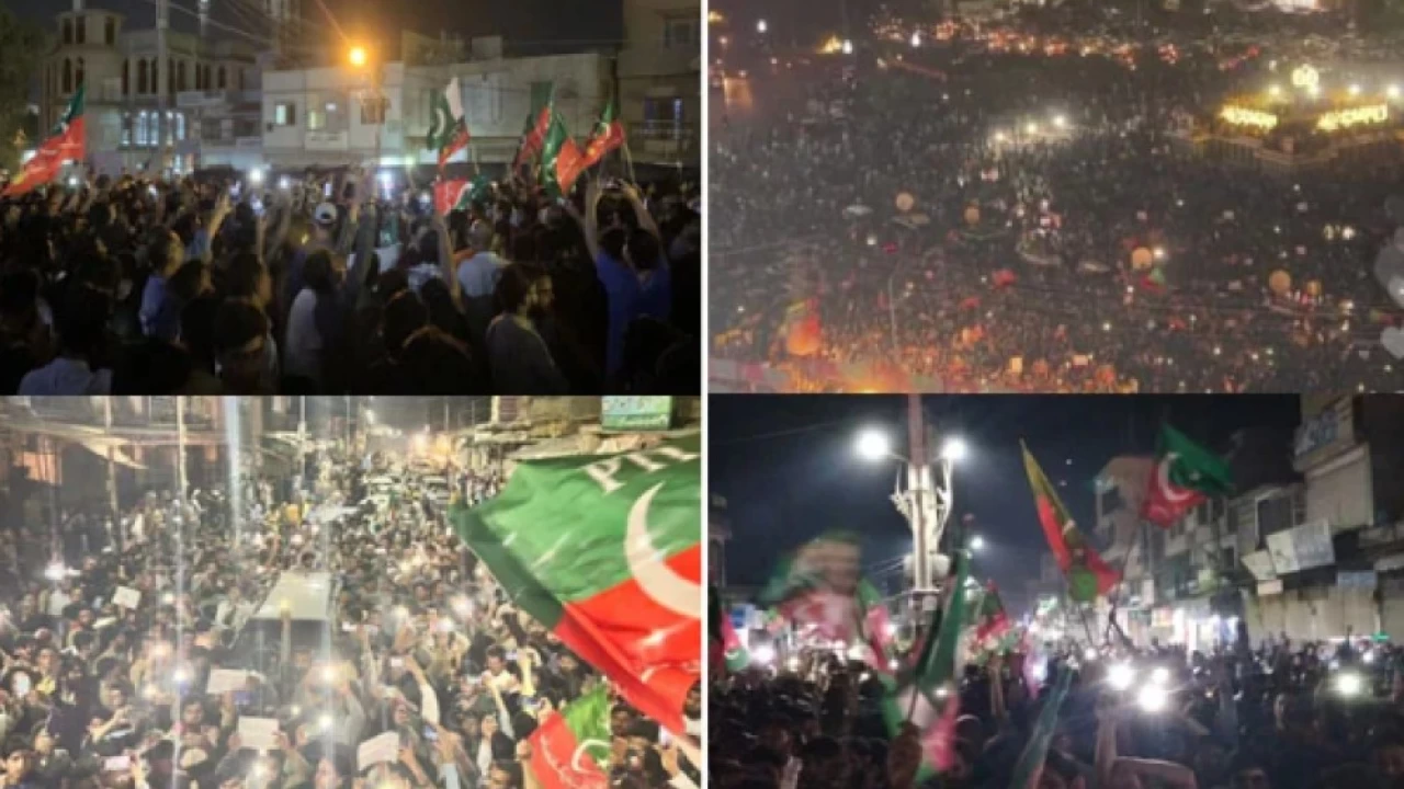 PTI supporters staged protests against Imran Khan's ouster