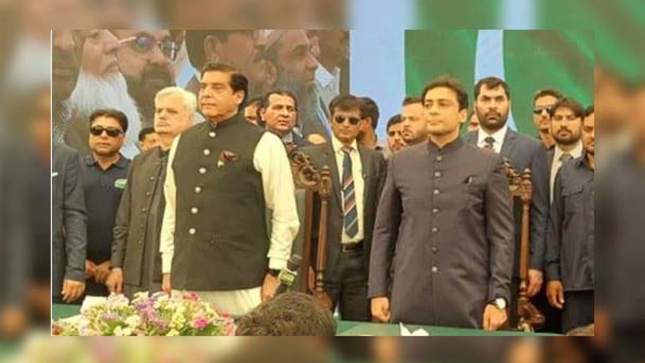 Finally, Hamza Shehbaz takes oath as Punjab Chief Minister 