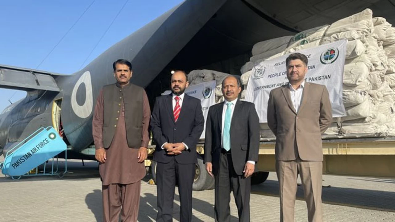 First consignment of relief goods for flood affected people reaches Afghanistan