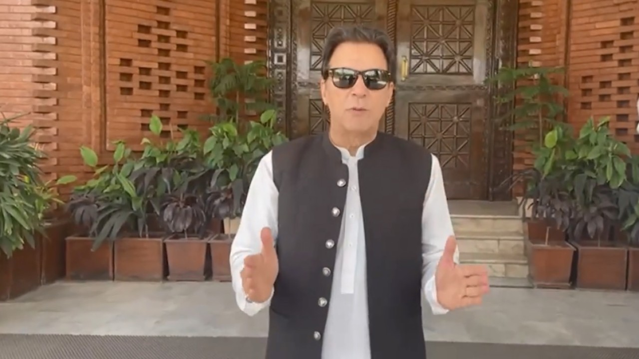 عمران خان نے لانگ مارچ کا آغاز کردیا، ویڈیو پیغام جاری 