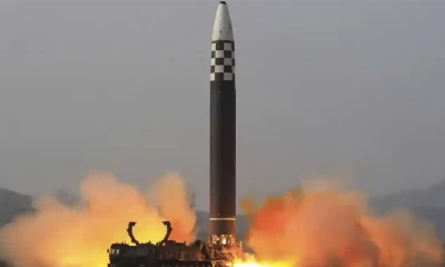 North Korea fires three ballistic missiles, one suspected ICBM