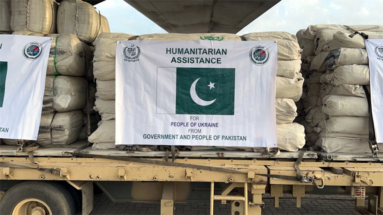 Pakistan dispatches second humanitarian aid to Ukraine 