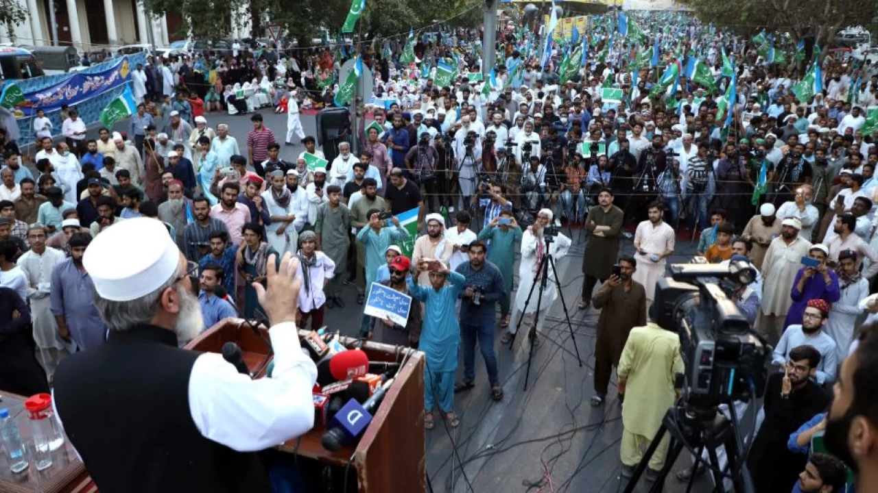 JI chief announces train march against anti-people's budget, interest-based economy