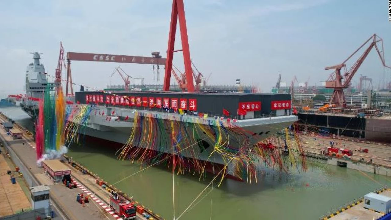 China rolls out third, most advanced aircraft carrier
