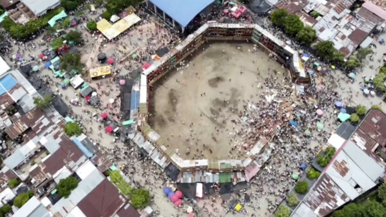 Four killed, scores injured as stand collapses during Colombia bullfight
