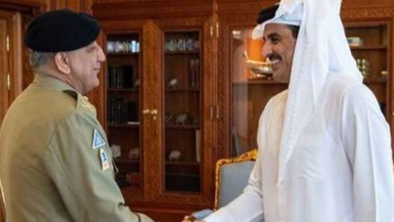 پاک، قطر برادرانہ تعلقات پائیدار شراکت داری میں تبدیل ہو رہے ہیں، آرمی چیف