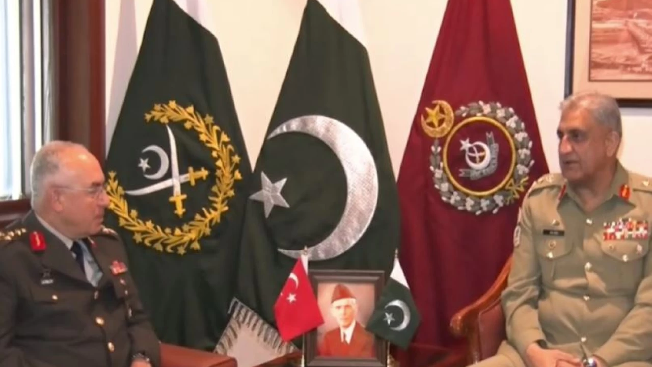 COAS Bajwa, Turkish general agree to further enhance ties in counter-terrorism, training