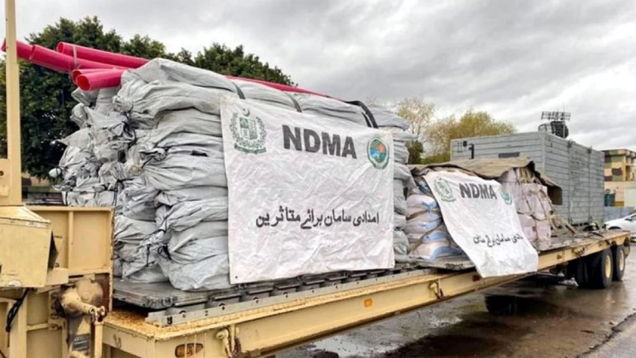 NDMA provides family tents, de-watering pumps to Balochistan govt