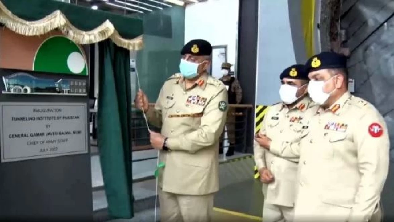 COAS Bajwa inaugurates modern Tunneling Institute of Pakistan