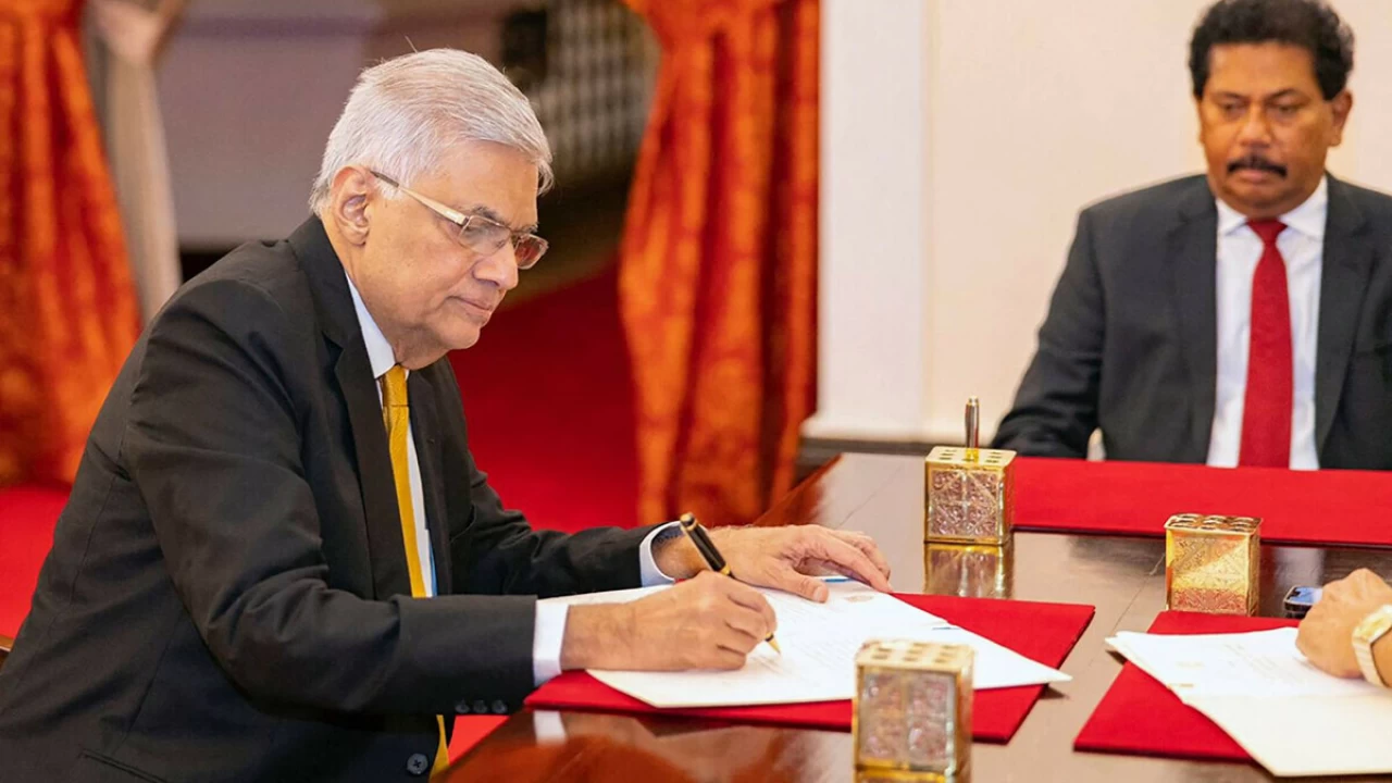 Six-time PM Wickremesinghe sworn in as Sri Lanka President