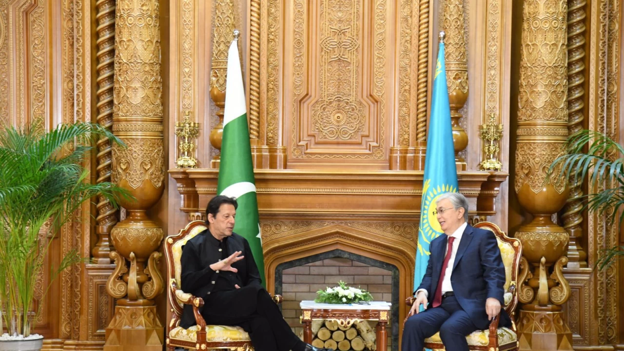 PM Imran with Kazakh President