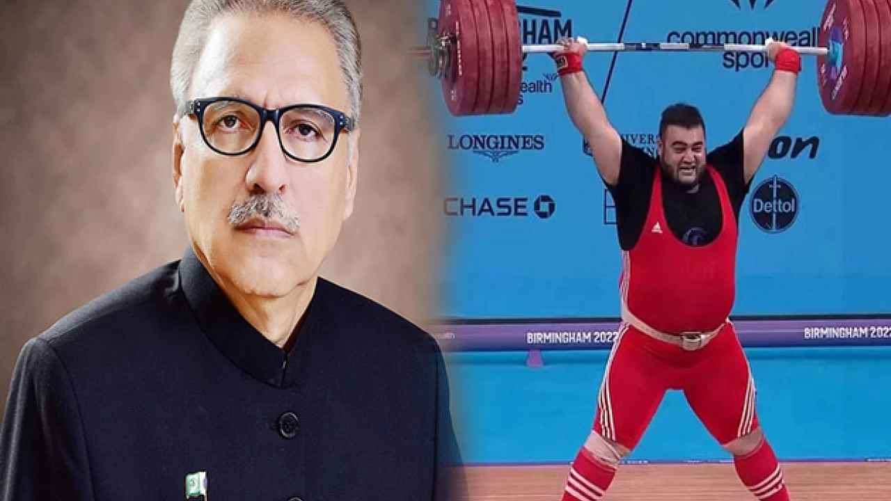 President lauds weightlifter Nooh Dastagir on winning gold medal in Commonwealth Games