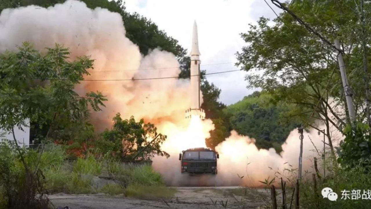Enraged China fires missiles near Taiwan in drills after Pelosi visit