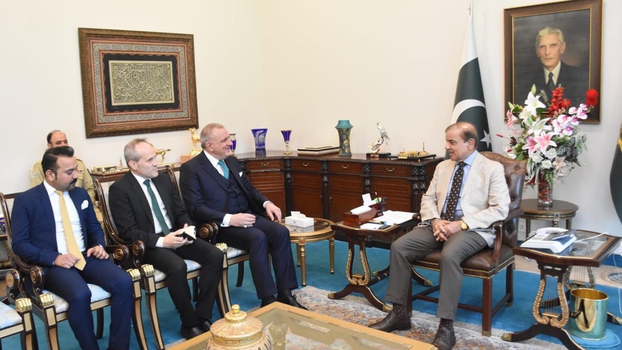 پاکستان اور اٹلی کے تعلقات عالمی امور پر یکساں نقطہ نظر پر مبنی ہیں : وزیراعظم