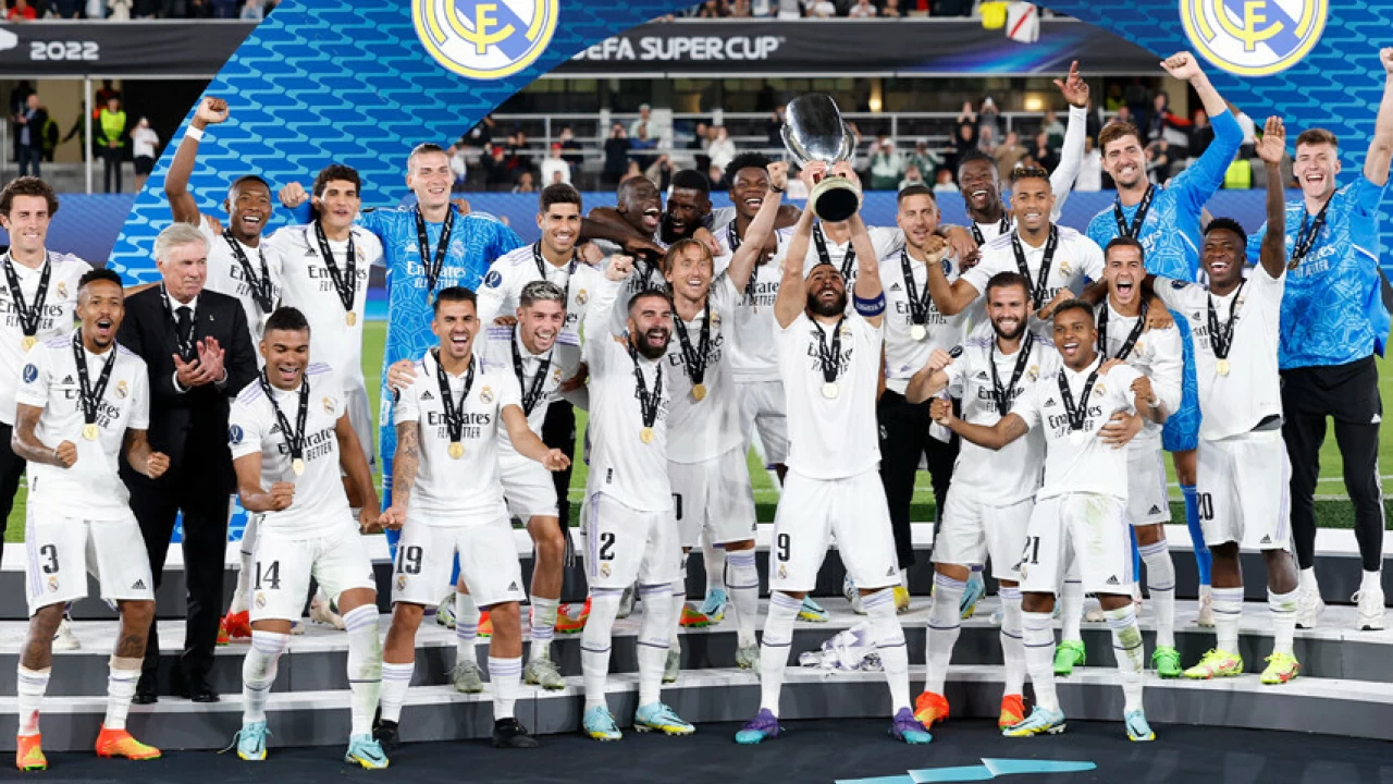 Real Madrid defeat Eintracht Frankfurt to win fifth UEFA Super Cup