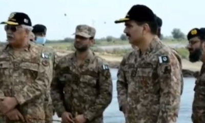 کور کمانڈر کراچی لیفٹیننٹ جنرل سعید احمد نے سیلاب متاثرہ علاقوں کا دورہ کیا: ترجمان پاک فوج