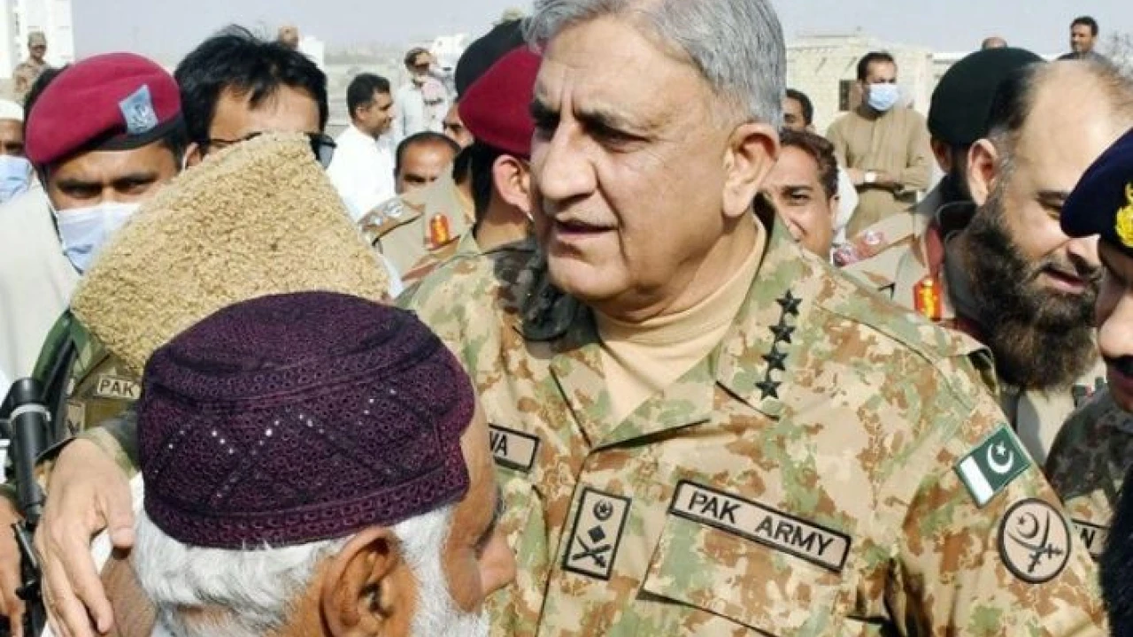 Army chief Bajwa visits flood-stricken areas of DI Khan