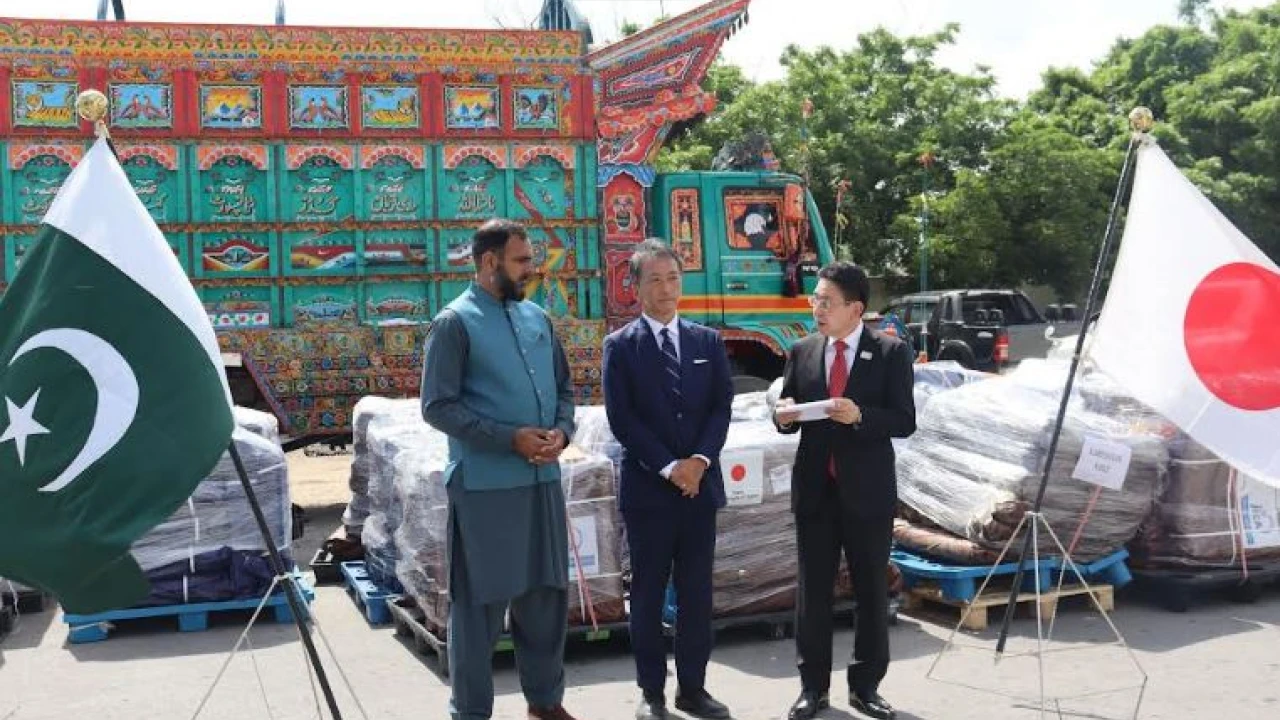 Japan hands over emergency relief goods to Pakistan