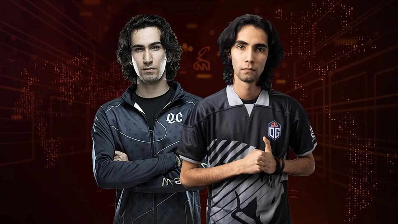 Phote: Yawar "YawaR" Hassan (left), Syed Sumail "SumaiL" Hassan (right) in their team jerseys
