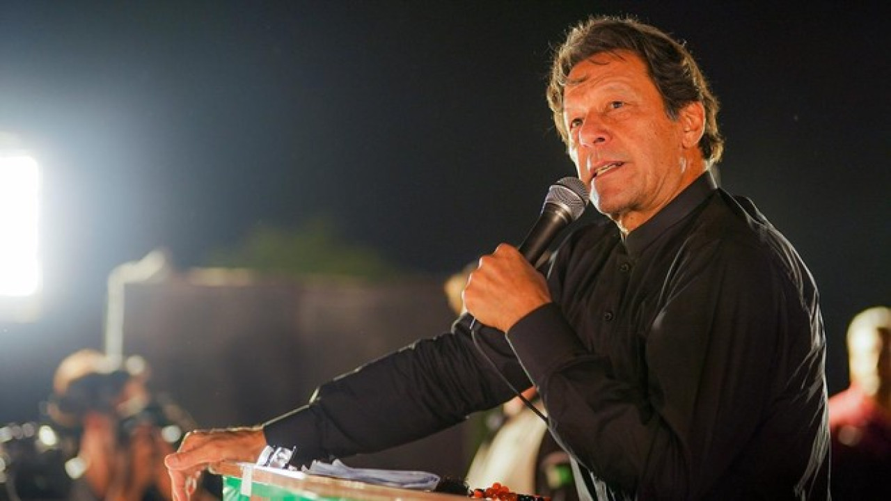 عمران خان آج حقیقی آزادی تحریک کے سلسلے کا آخری جلسہ کرینگے 