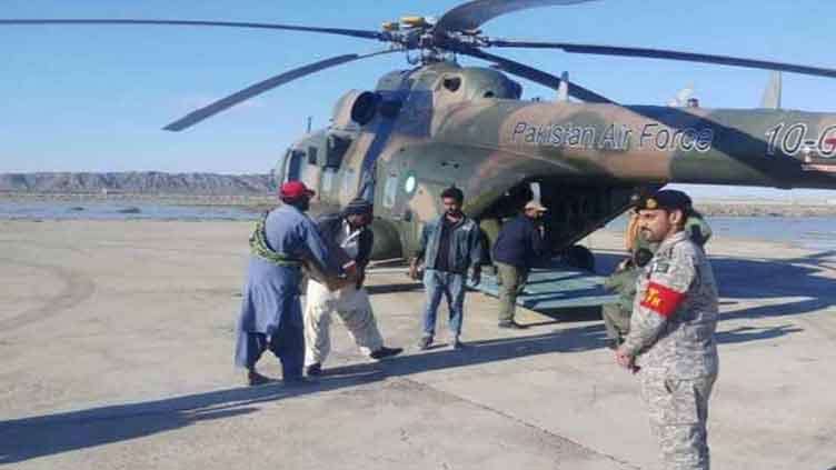 Paf Rescue PAF rescue, rehab operations in full throttle in flood-hit areas