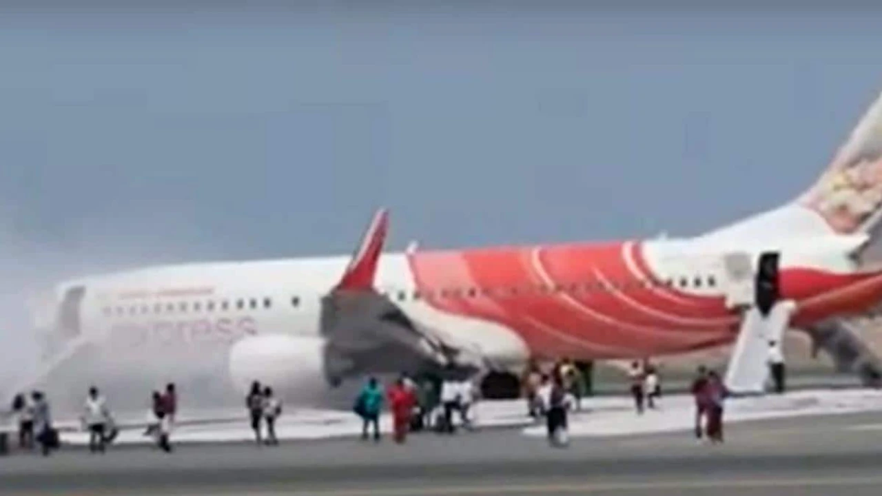 Air India Express plane's engine catches fire in Oman, passengers evacuated