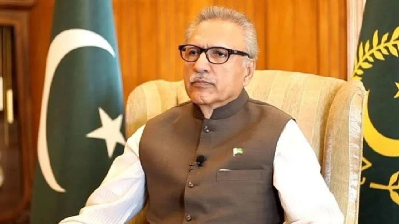 President Alvi to visit flood relief camps in Sindh 