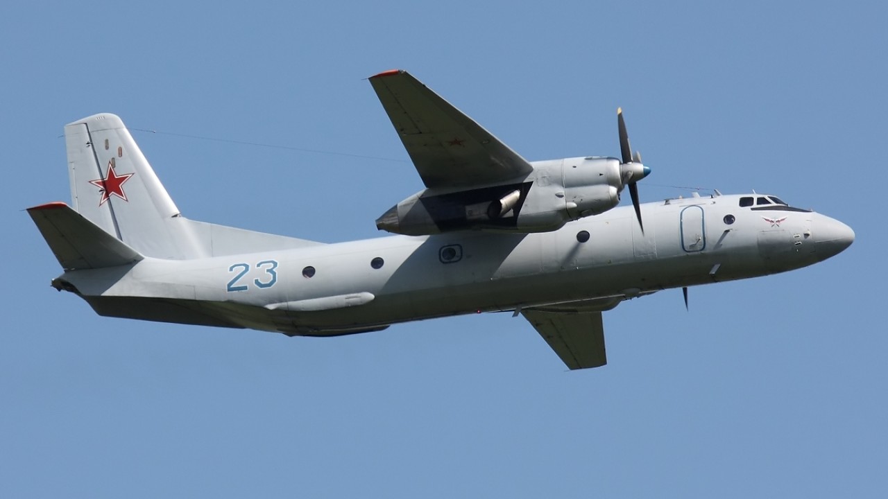 Russian military aircraft goes off radar, crashes