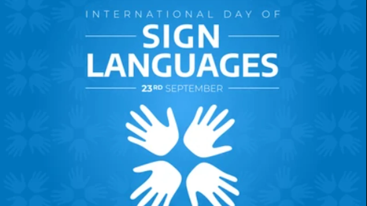 International Day of Sign Languages being observed today