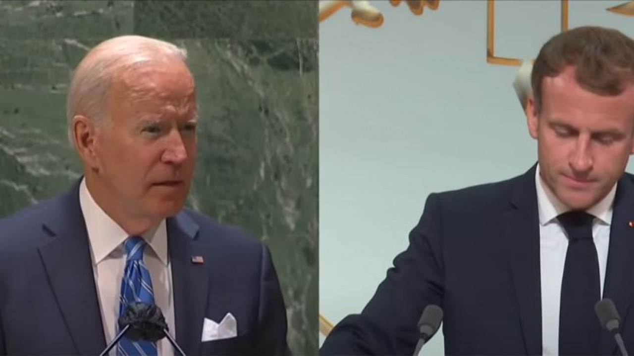 Submarine dispute: Macron seeks 'clarification' in telephonic conversation with Biden