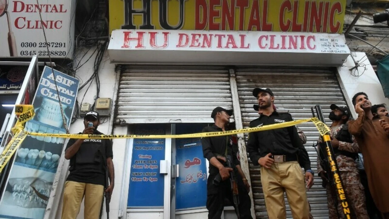 Karachi police lodge terrorism case' in Chinese dental clinic attack