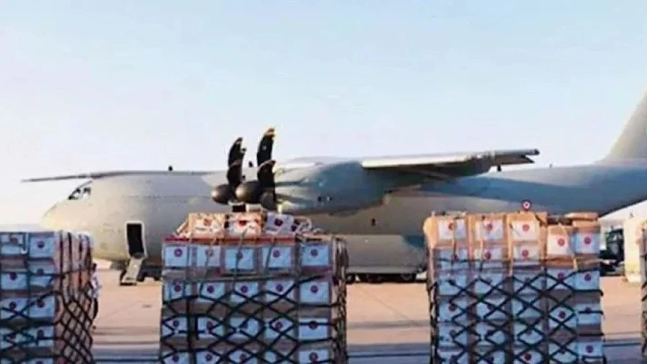 Over hundred flights carrying flood relief items have landed in Pakistan so far