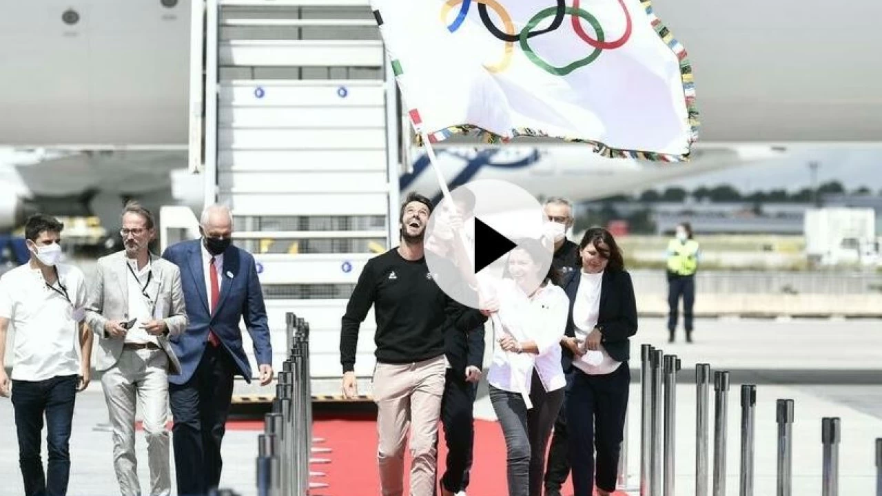 Olympic flag reaches Paris from Japan ahead of 2024 Games