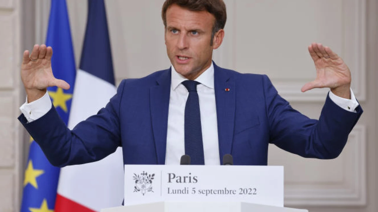 France's Macron announces €100 million fund for Ukraine to purchase arms