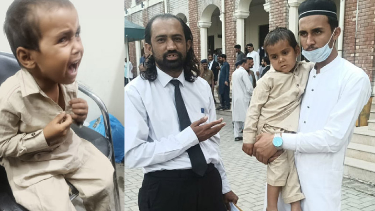 راولپنڈی 4 سالہ بچے پر مقدمہ درج