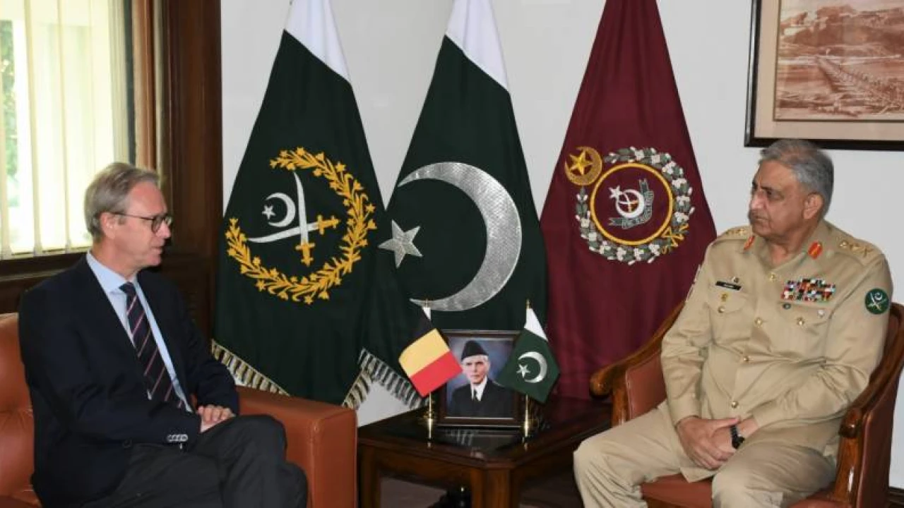 Belgian Ambassador calls on COAS Bajwa