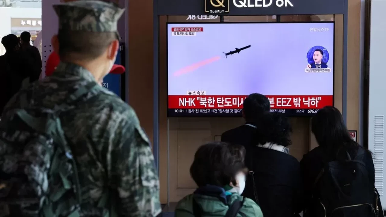 North, South Korea fire missiles off each other's coasts for first time  