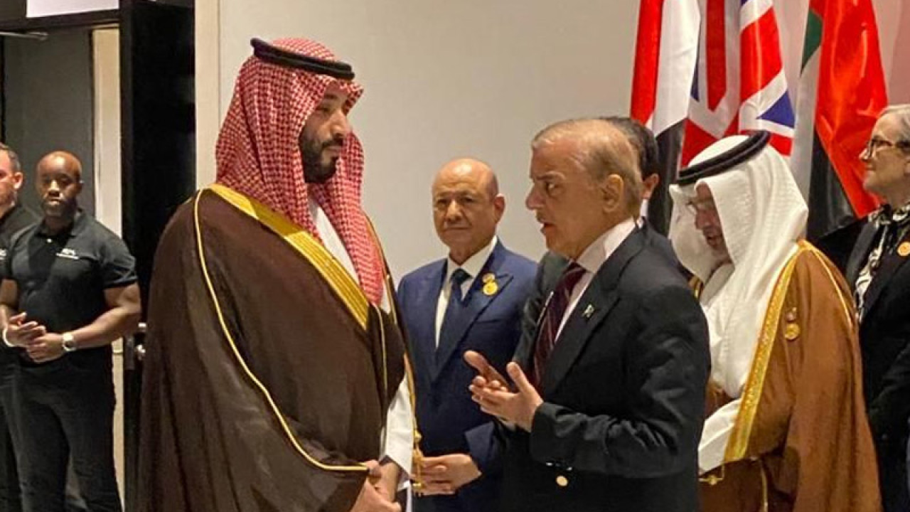 وزیر اعظم اور سعودی ولی عہد کی ملاقات، شراکت داری کو مزید تقویت دینے کے عزم