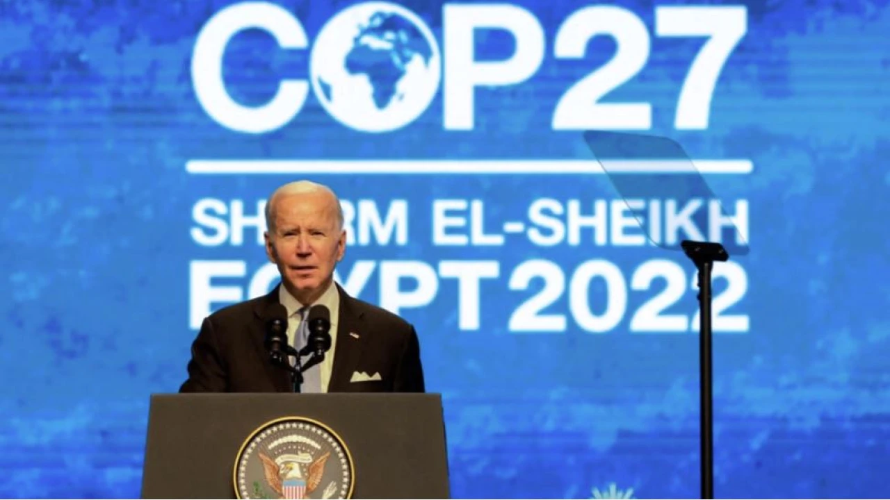 'Life of the planet' is at stake, Biden tells climate conference