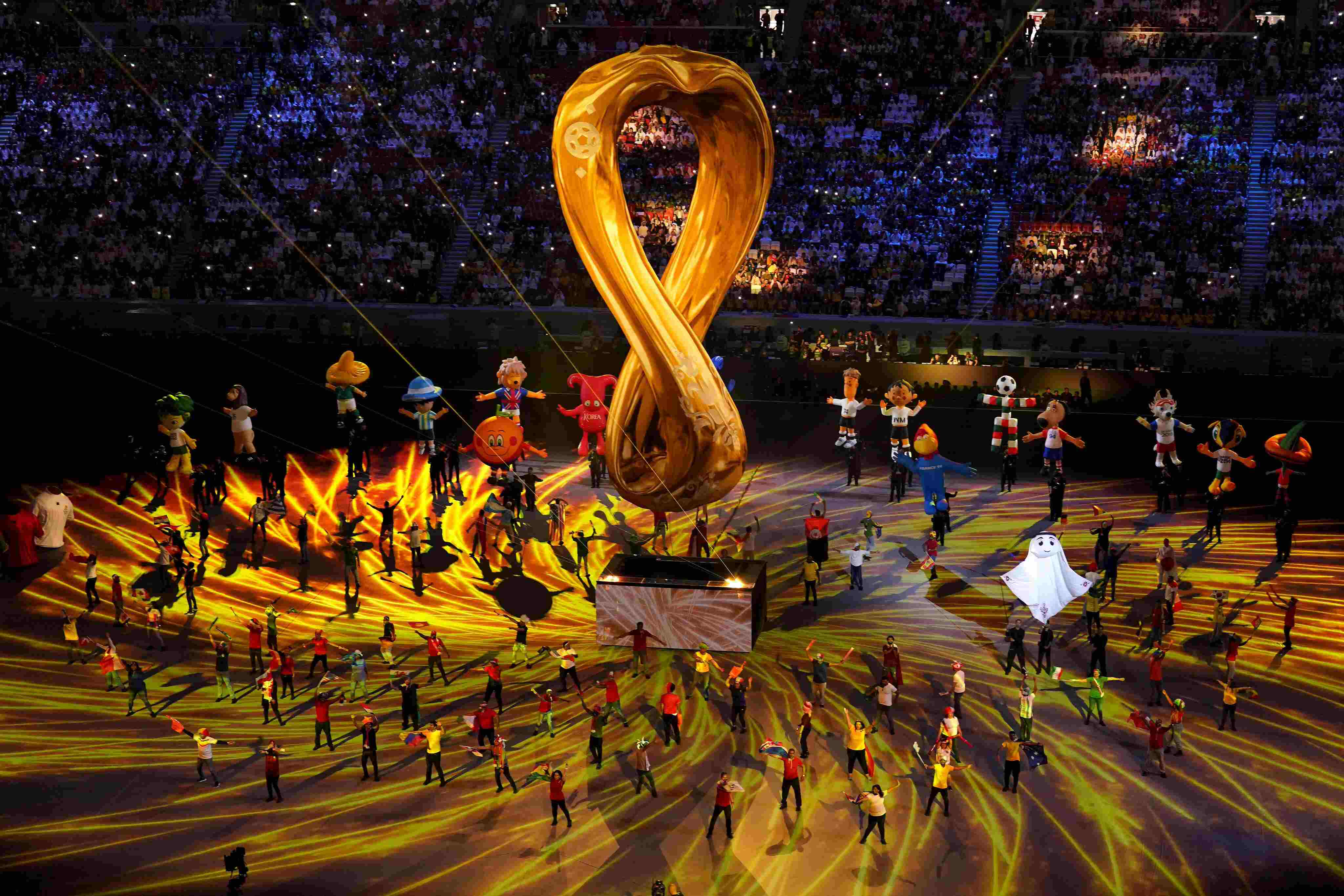 In pictures Qatar FIFA World Cup opening ceremony