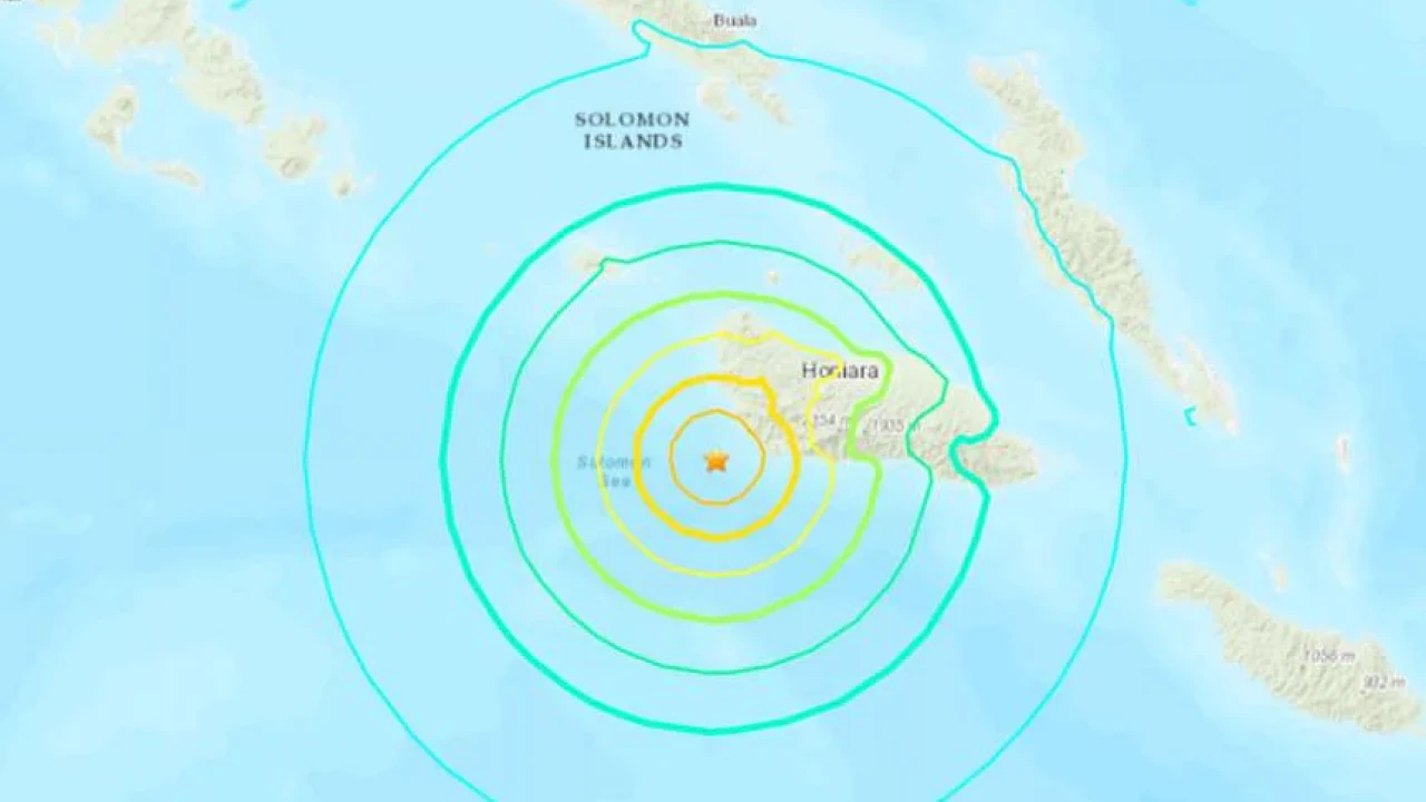 Magnitude 7.3 earthquake hits Solomon Islands