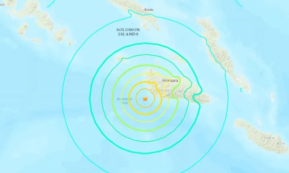 Magnitude 7.3 earthquake hits Solomon Islands