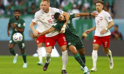 Poland beat Saudi Arabia 2-0, near World Cup last 16